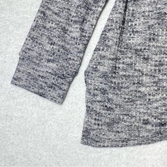 Knox Rose Sweater Women’s M Gray Long Sleeve V Neck Pullover Lightweight Knit - Picture 5 of 11